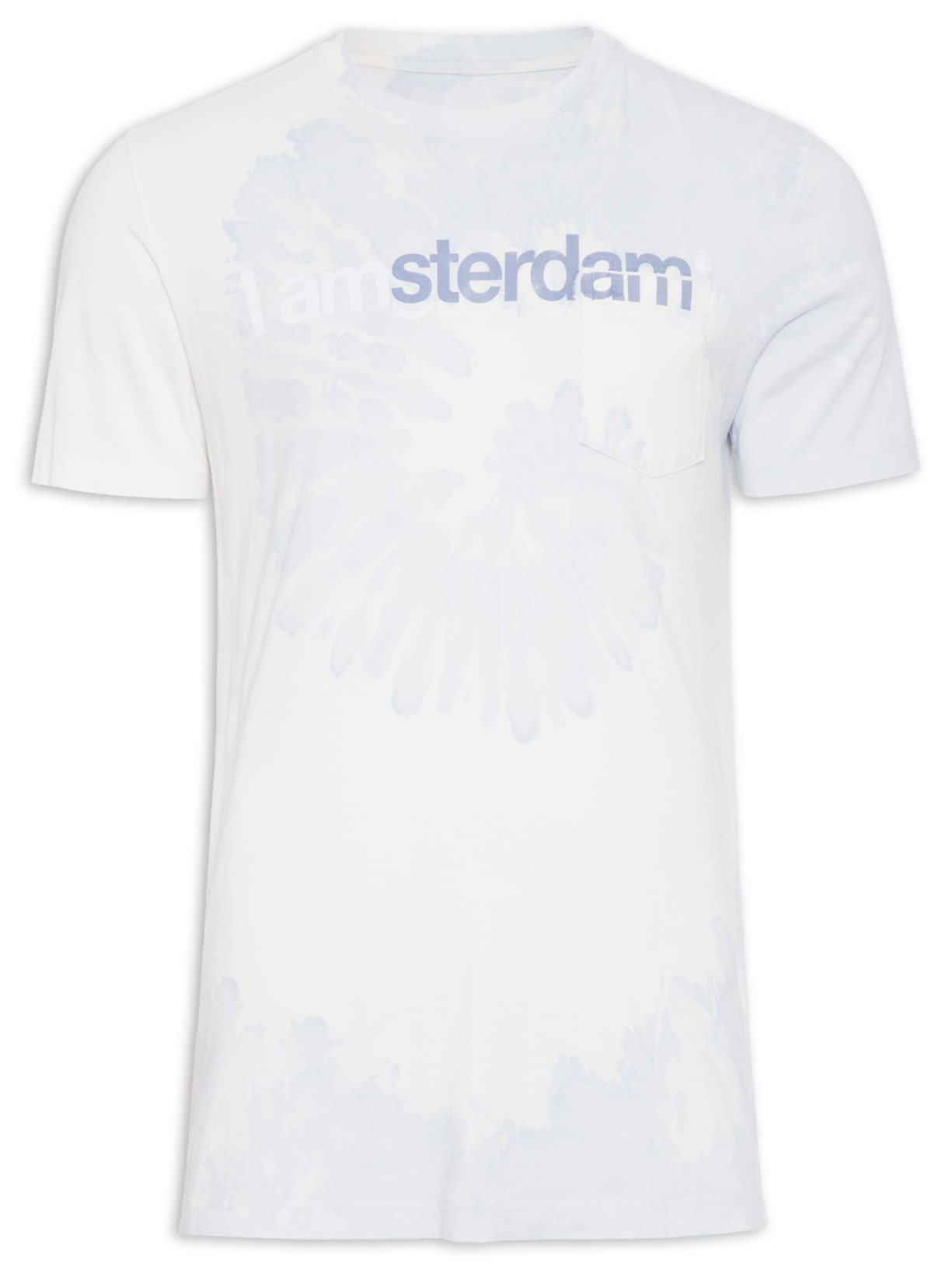 Camiseta Masculina Tie Dye Ams Azul Von Der Volke