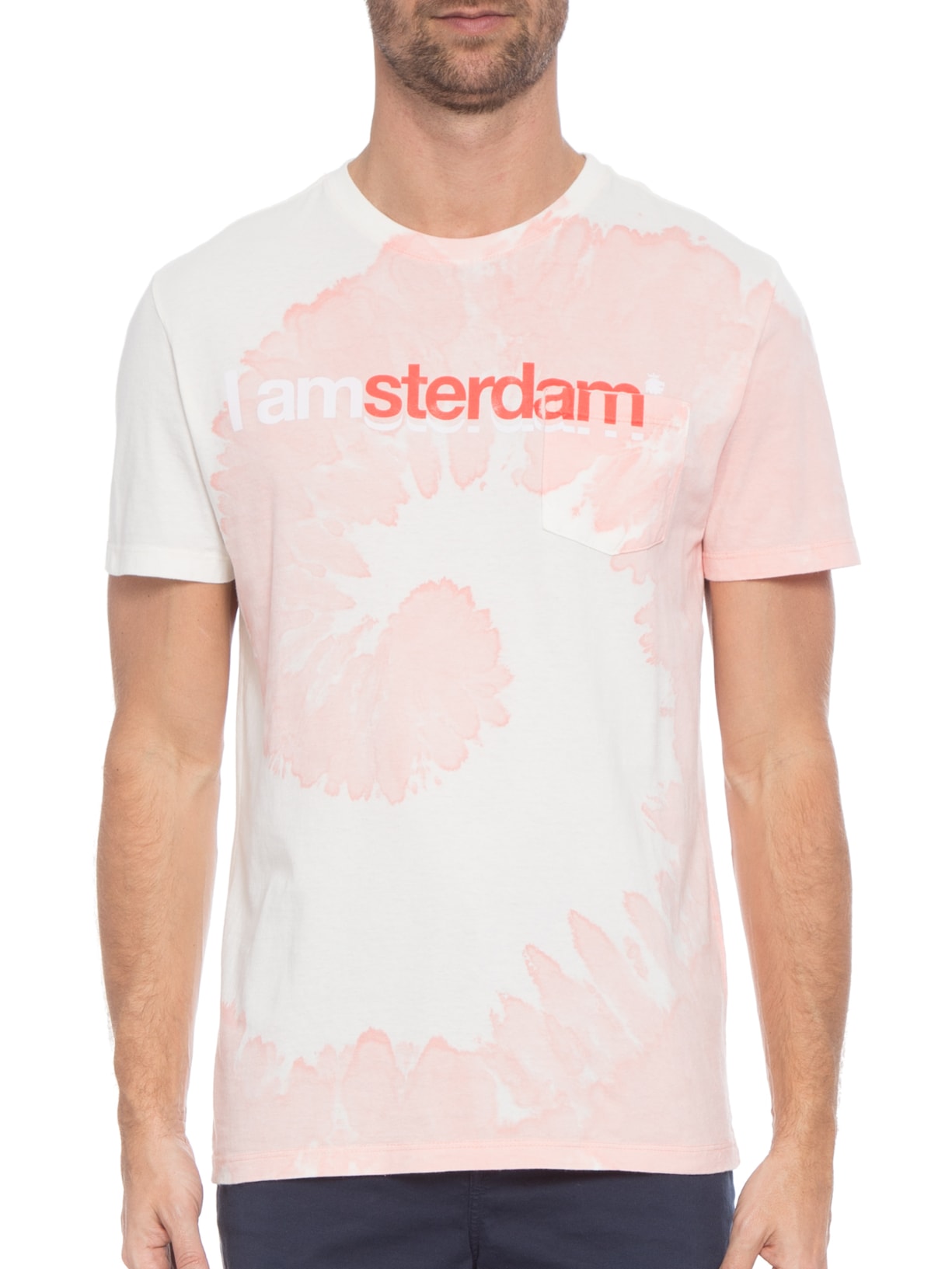 Camiseta Masculina Tie Dye Ams Rosa Von Der Volke