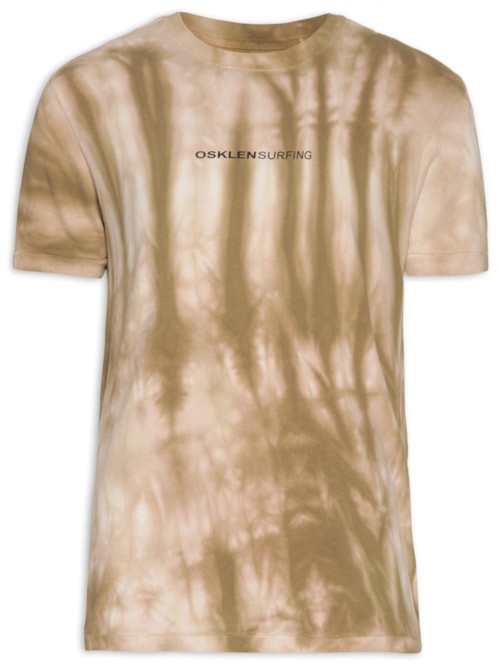 Camiseta Masculina Tie Dye - Marrom