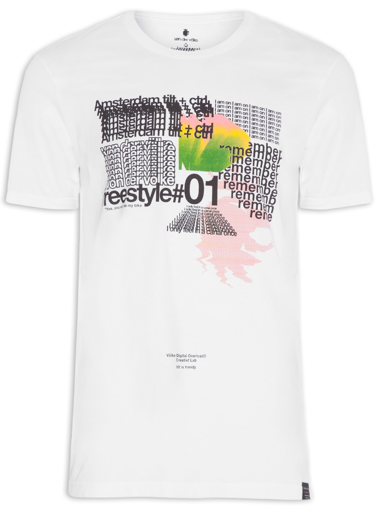 Camiseta Masculina Tilt Is Trendy Branco Von Der Volke