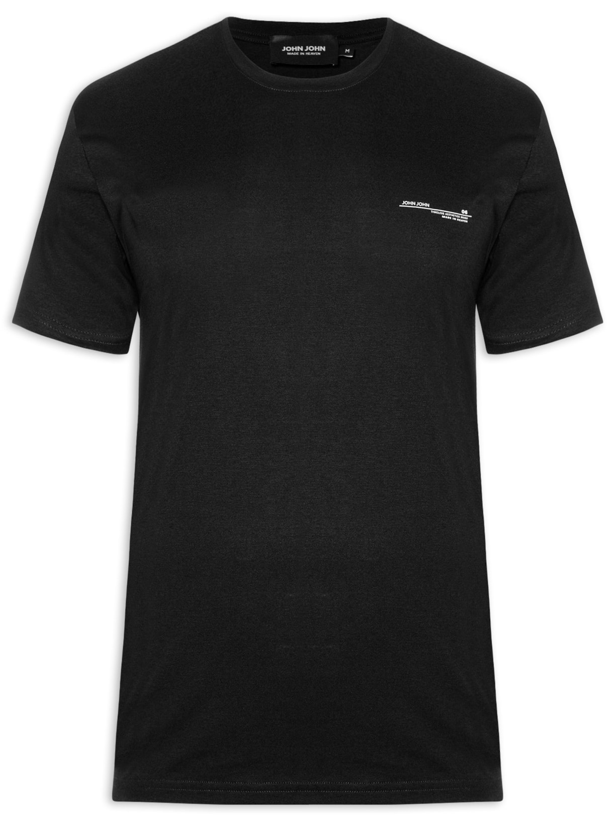 Camiseta Masculina Timeless Brand Preto John John