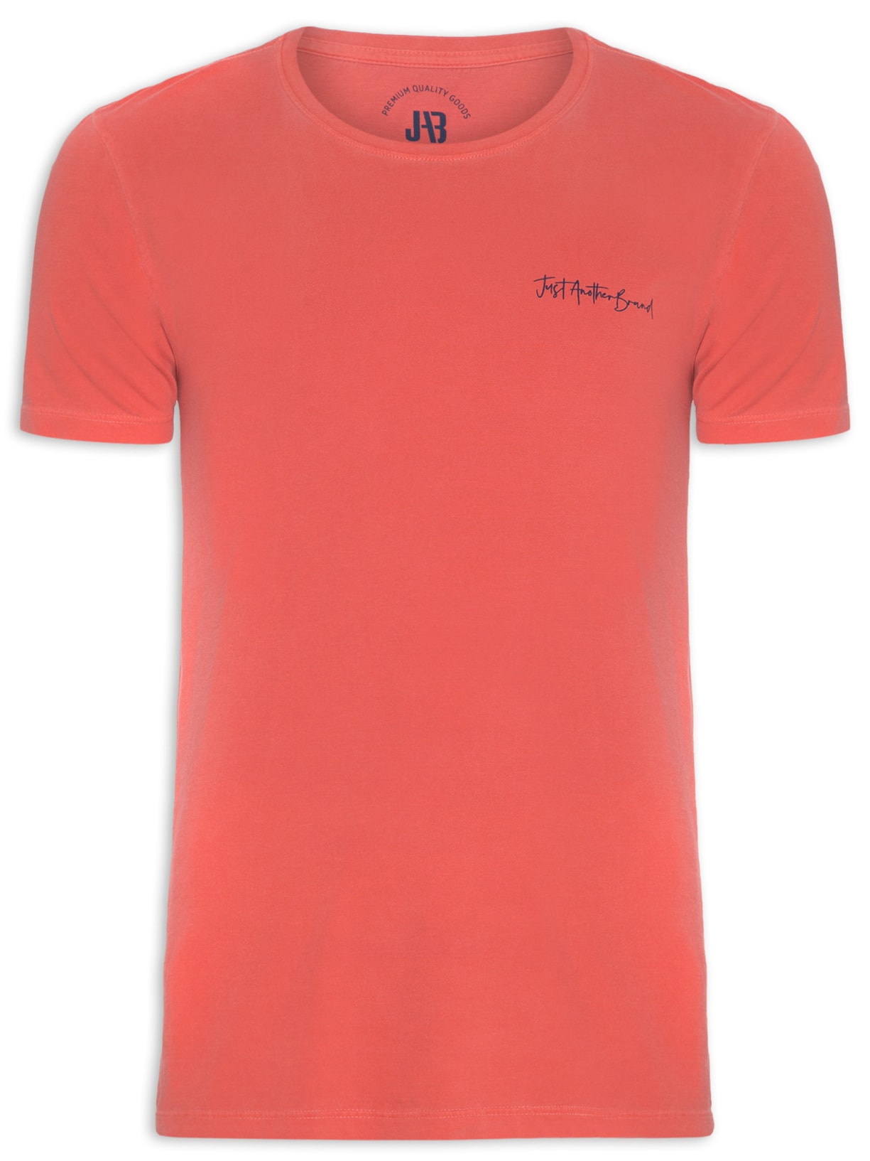 Camiseta Masculina Tinturada Assinatura - Vermelho