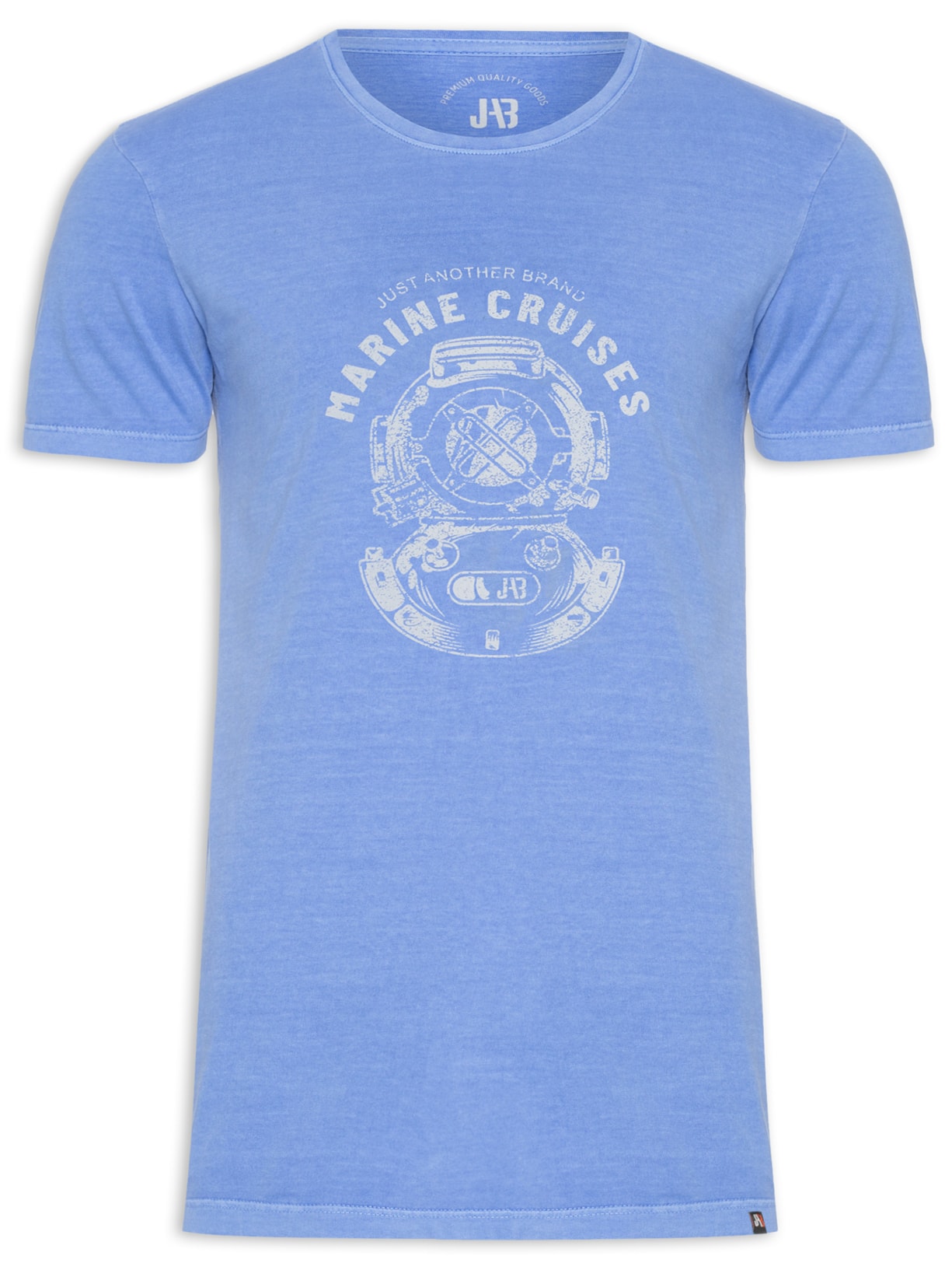 Camiseta Masculina Tinturada Escafandro - Azul