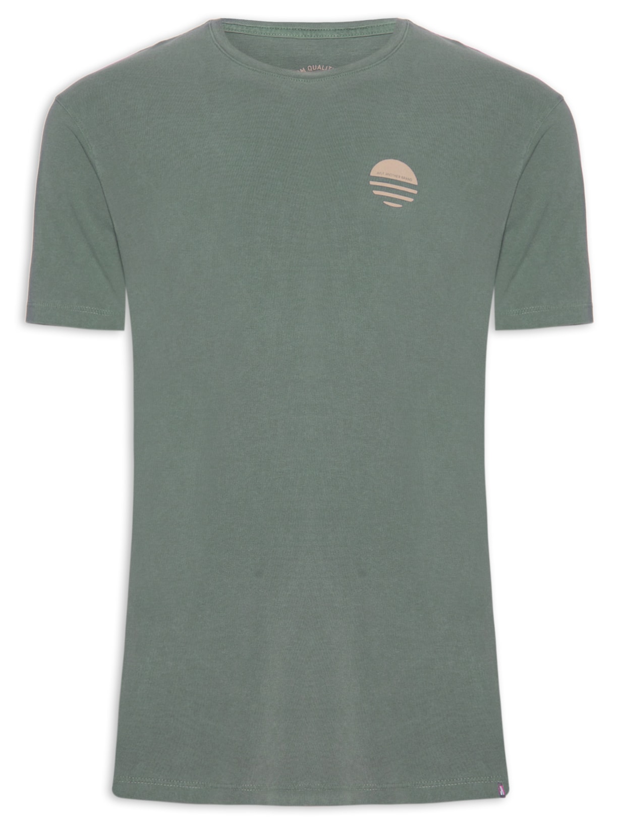 Camiseta Masculina Tinturada Pinguim - Verde