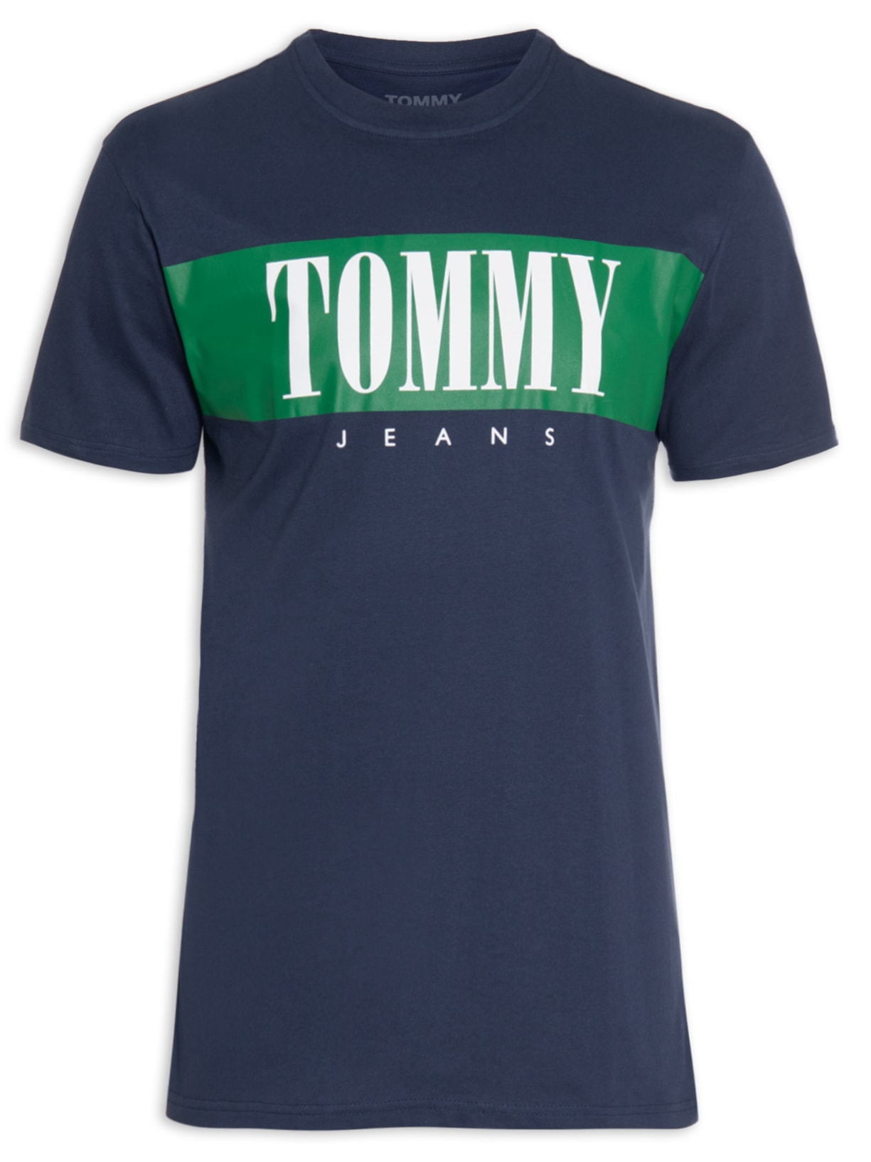 Camiseta Masculina Tjm Classic Color Block Serif Tee - Azul