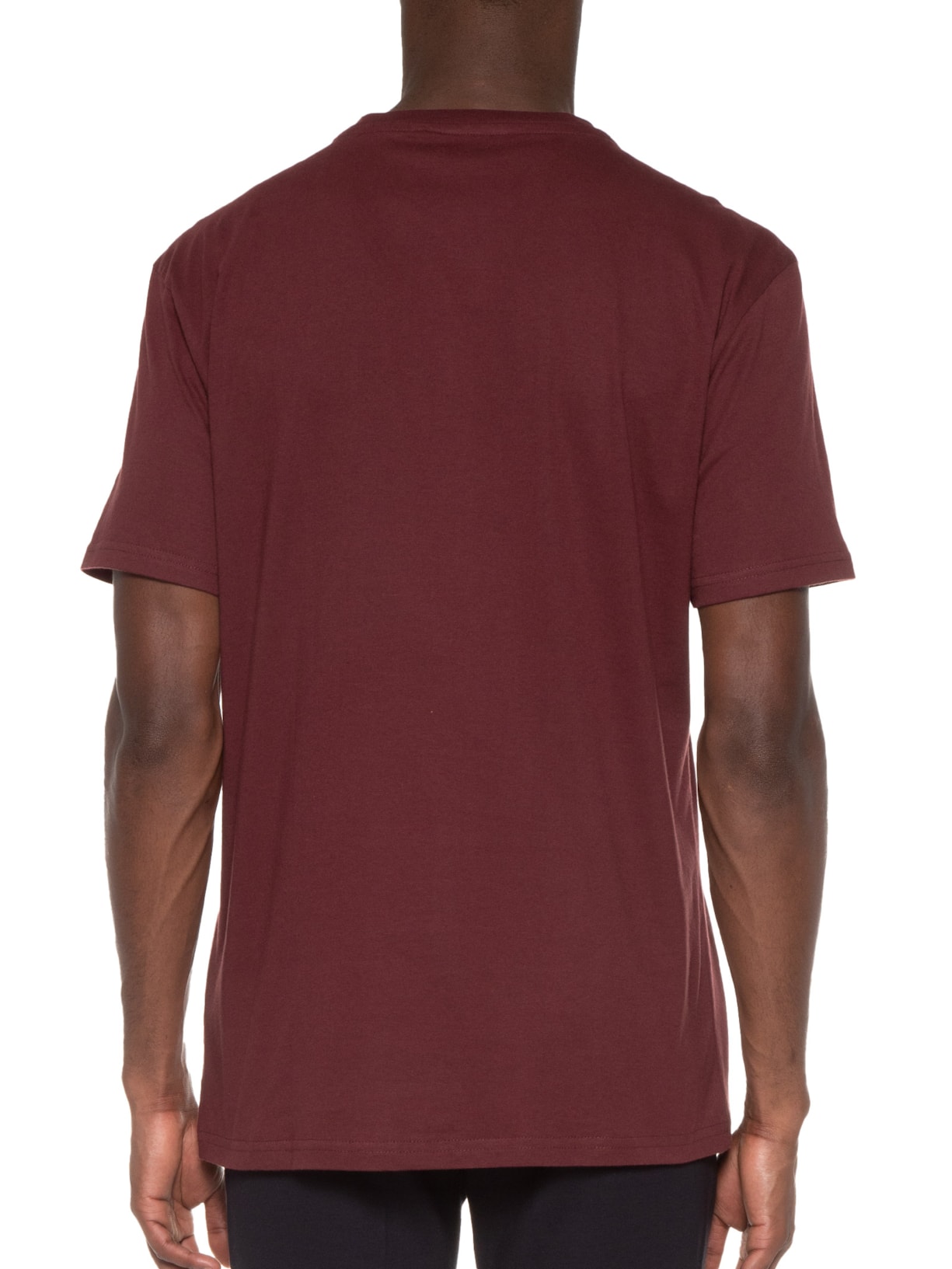 Camiseta Masculina Tjm Classic Linear Logo Tee Vinho Tommy Jeans