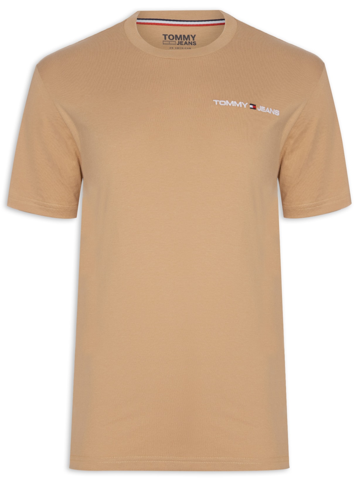 Camiseta Masculina TJM CLSC Linear Chest Tee - Bege