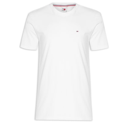 Camiseta Masculina Tjm Slim C Neck Tee - Branco