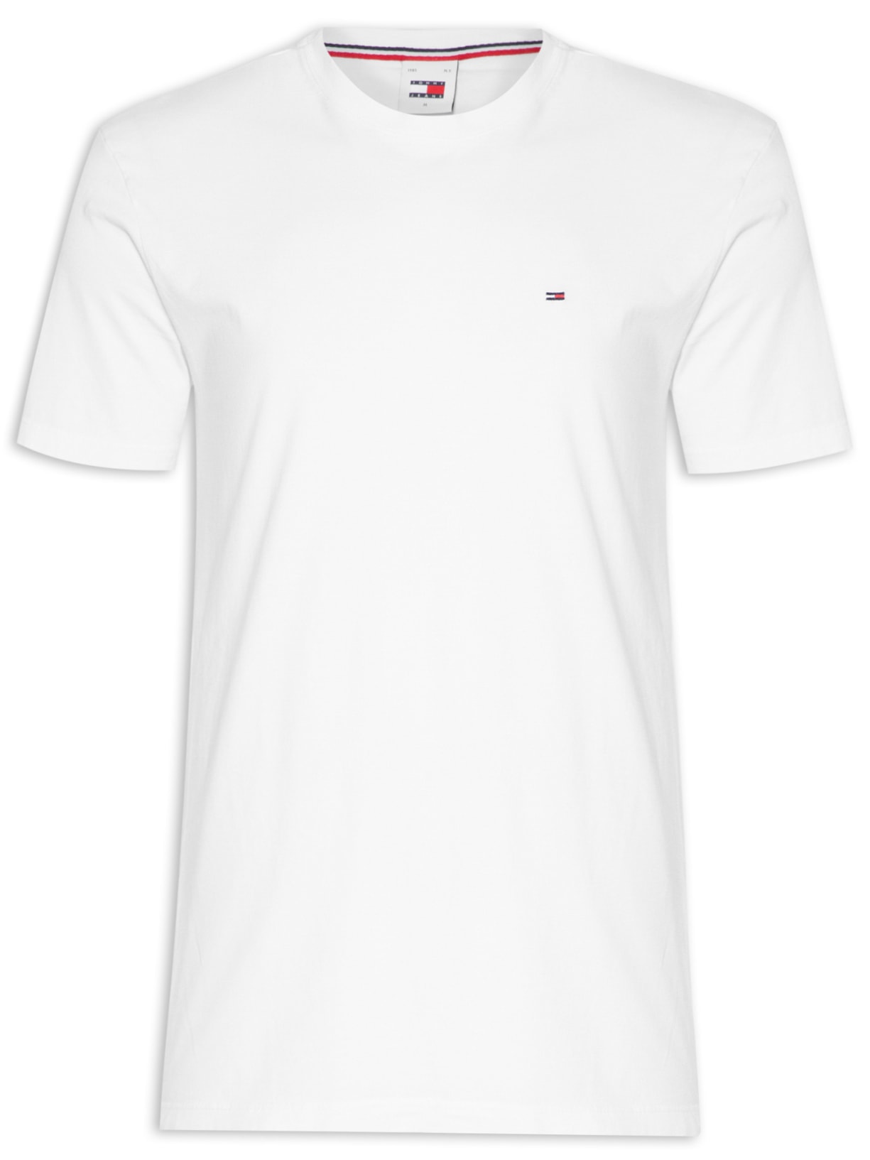 Camiseta Masculina Tjm Slim C Neck Tee - Branco