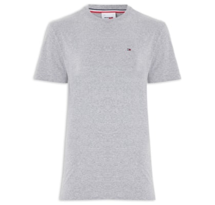 Camiseta Masculina Tjm Slim C Neck Tee - Cinza