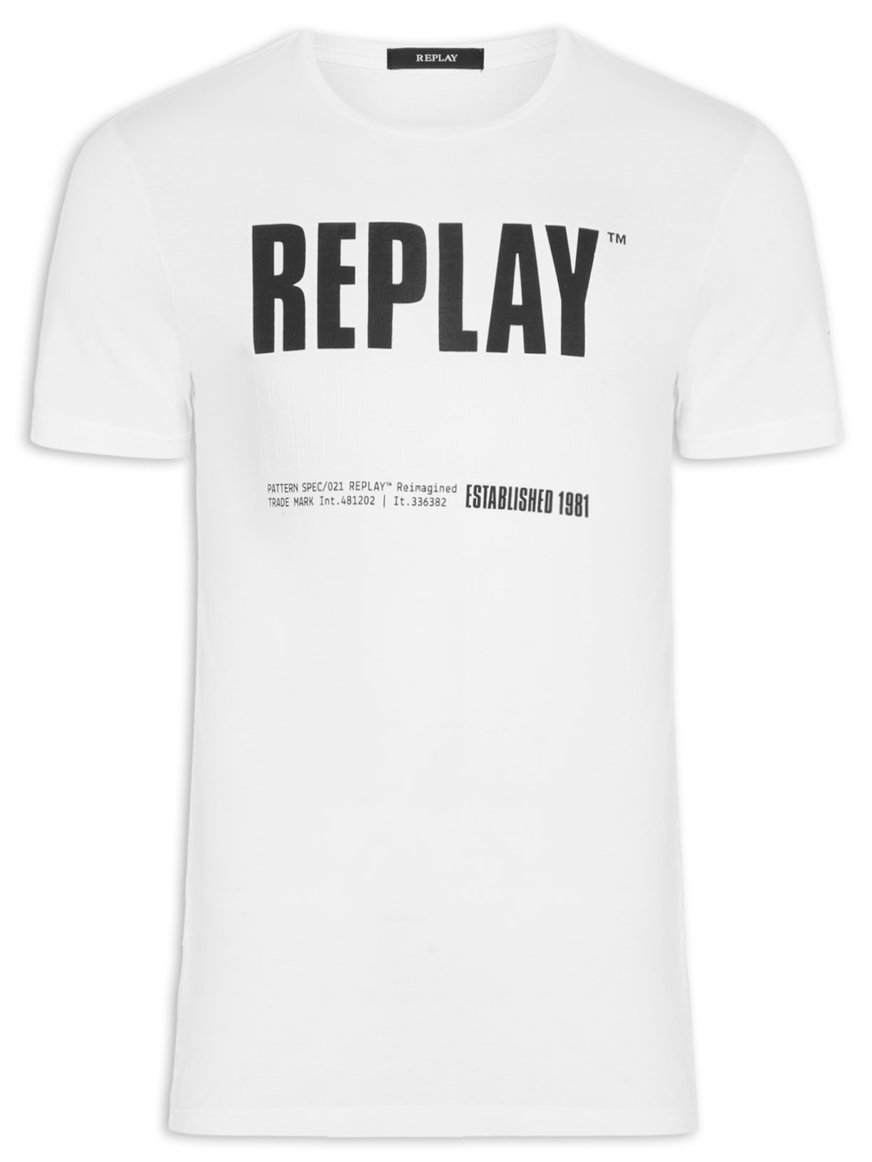 Camiseta Masculina Tm Branco Replay