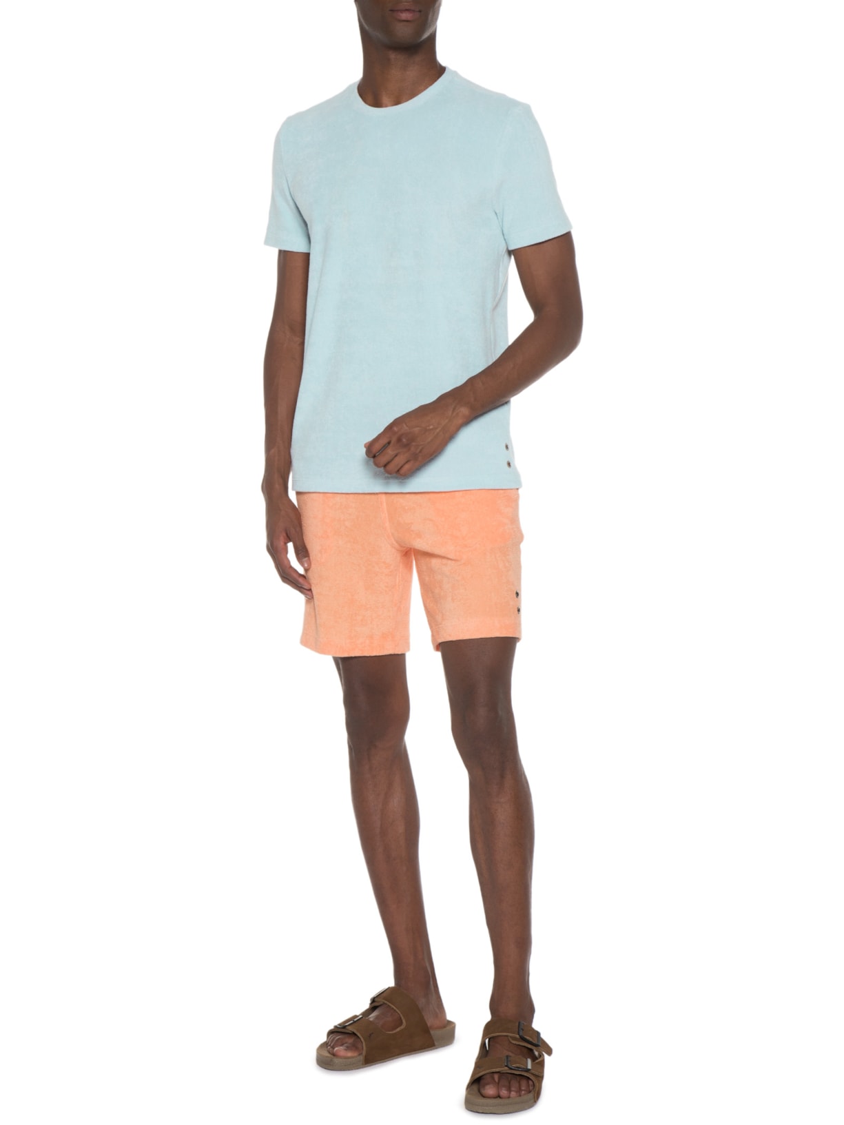 Camiseta Masculina Toalha Azul Barche