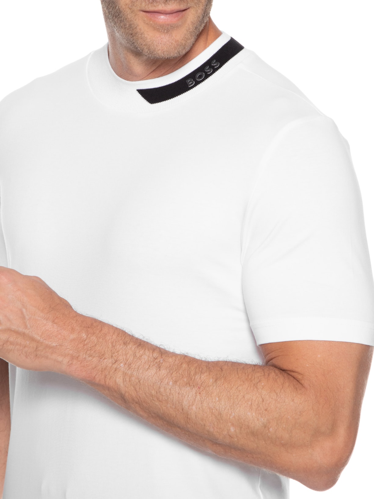 Camiseta Masculina Tock Branco Boss