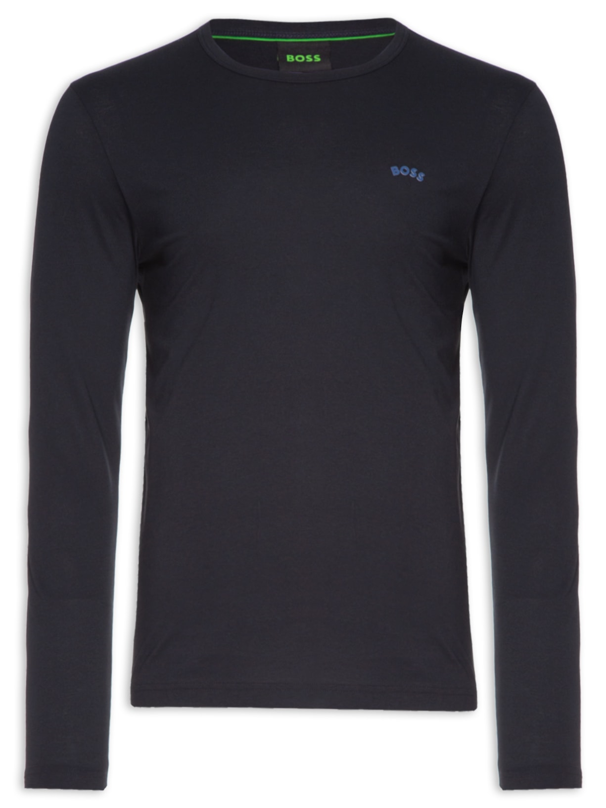 Camiseta Masculina Togn Curved Azul Boss