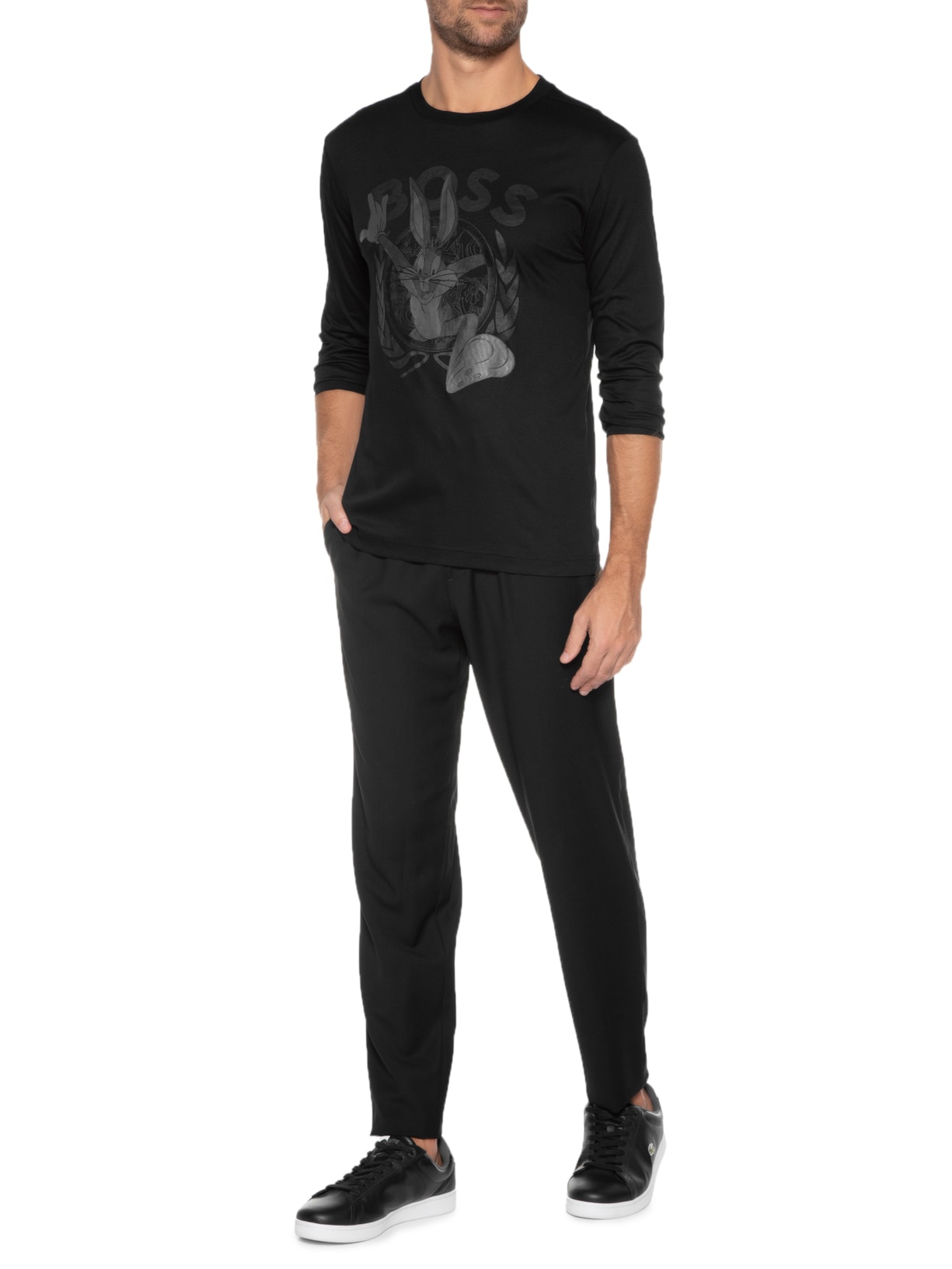 Camiseta Masculina Togn Lunar Preto Boss