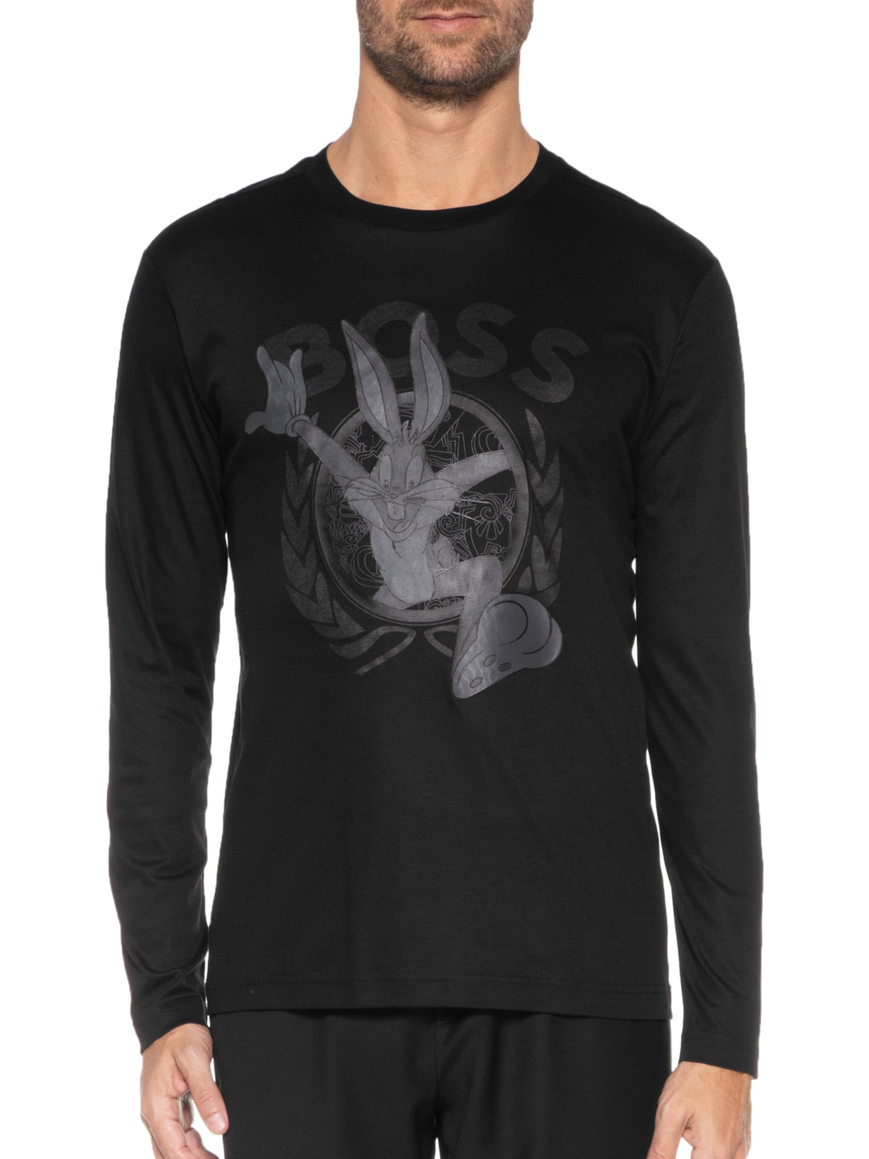 Camiseta Masculina Togn Lunar Preto Boss