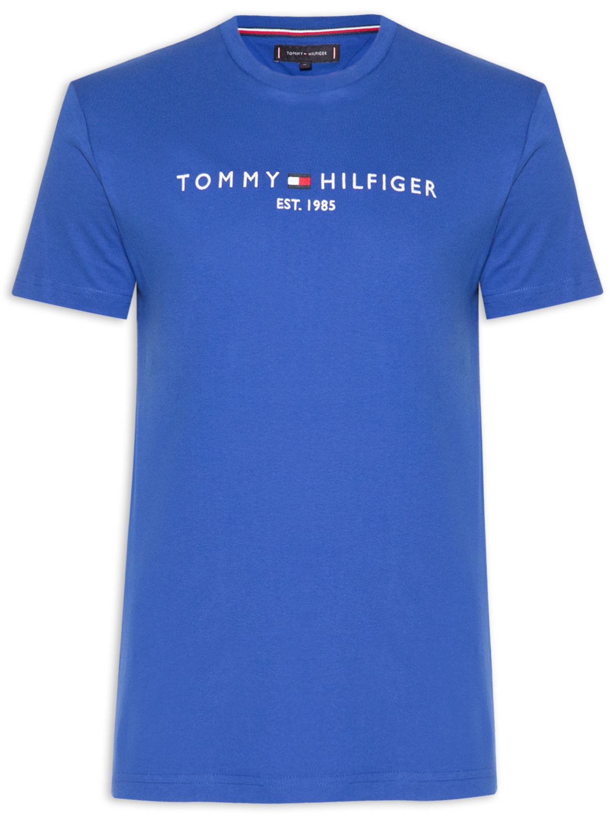 Camiseta Masculina Tommy Logo Tee - Azul