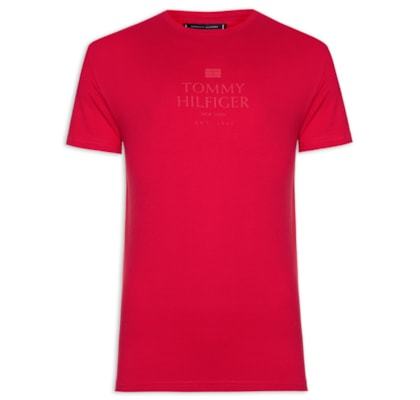 Camiseta Masculina Tonal - Vermelho