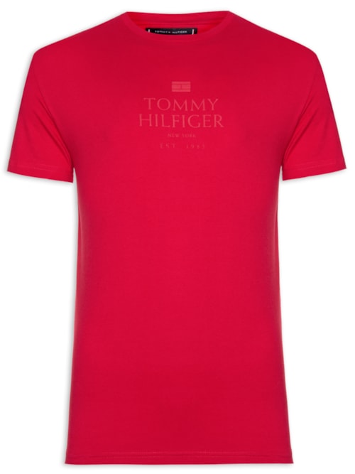 Camiseta Masculina Tonal - Vermelho