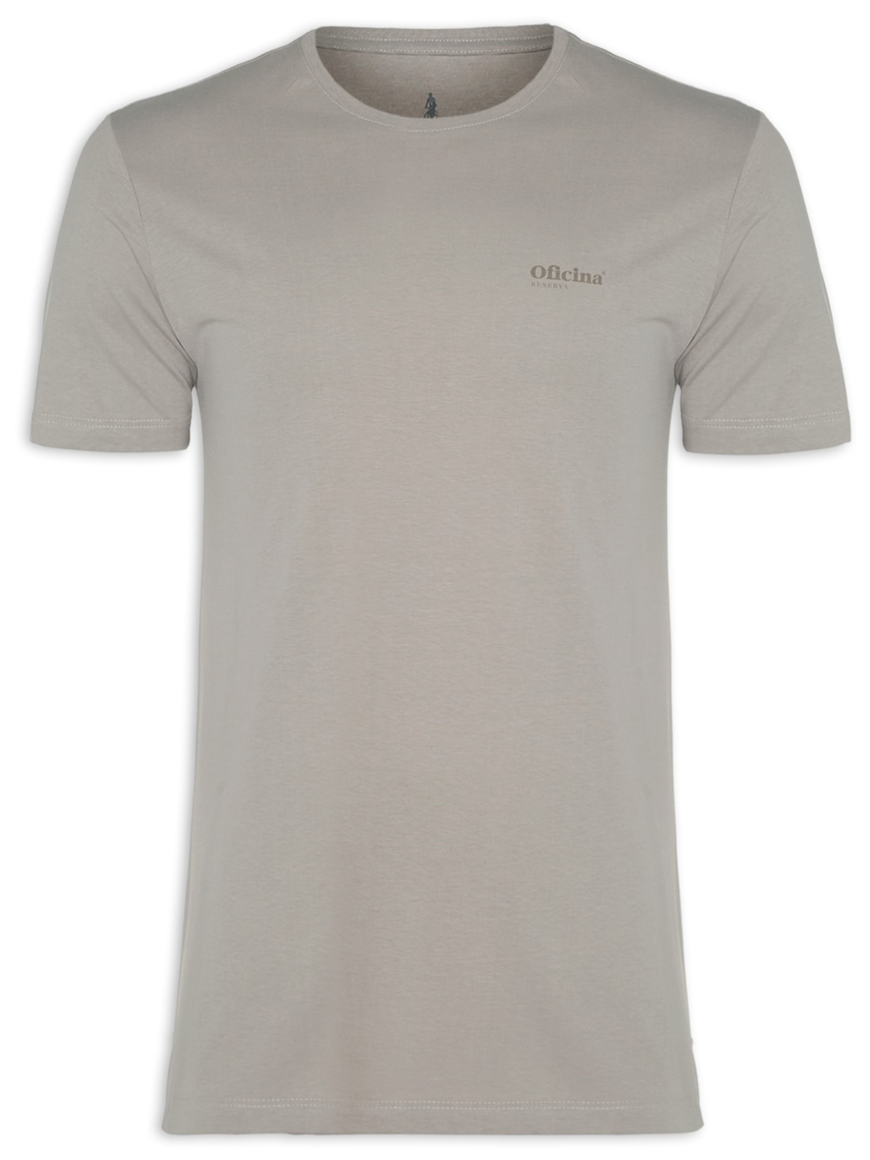 Camiseta Masculina Touch Pima Deserto - Cinza