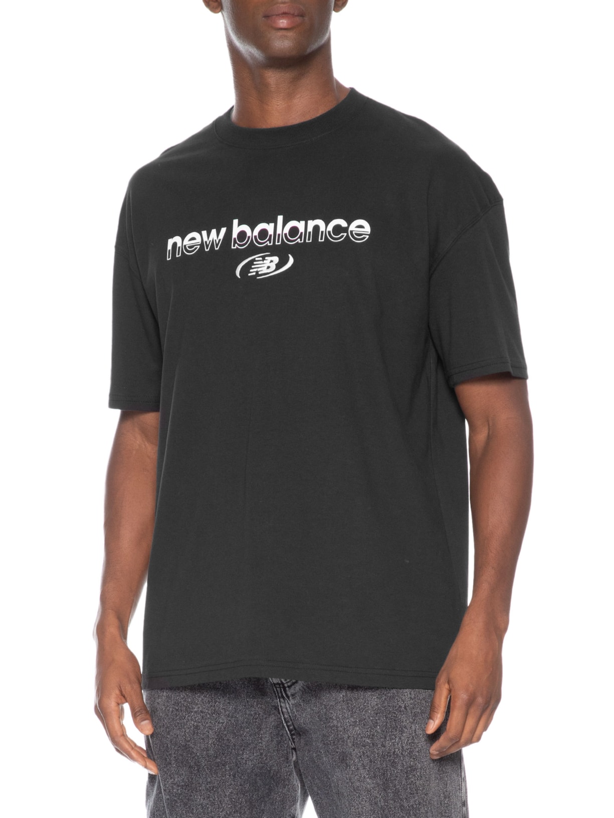 Camiseta Masculina Trackside Preto New Balance