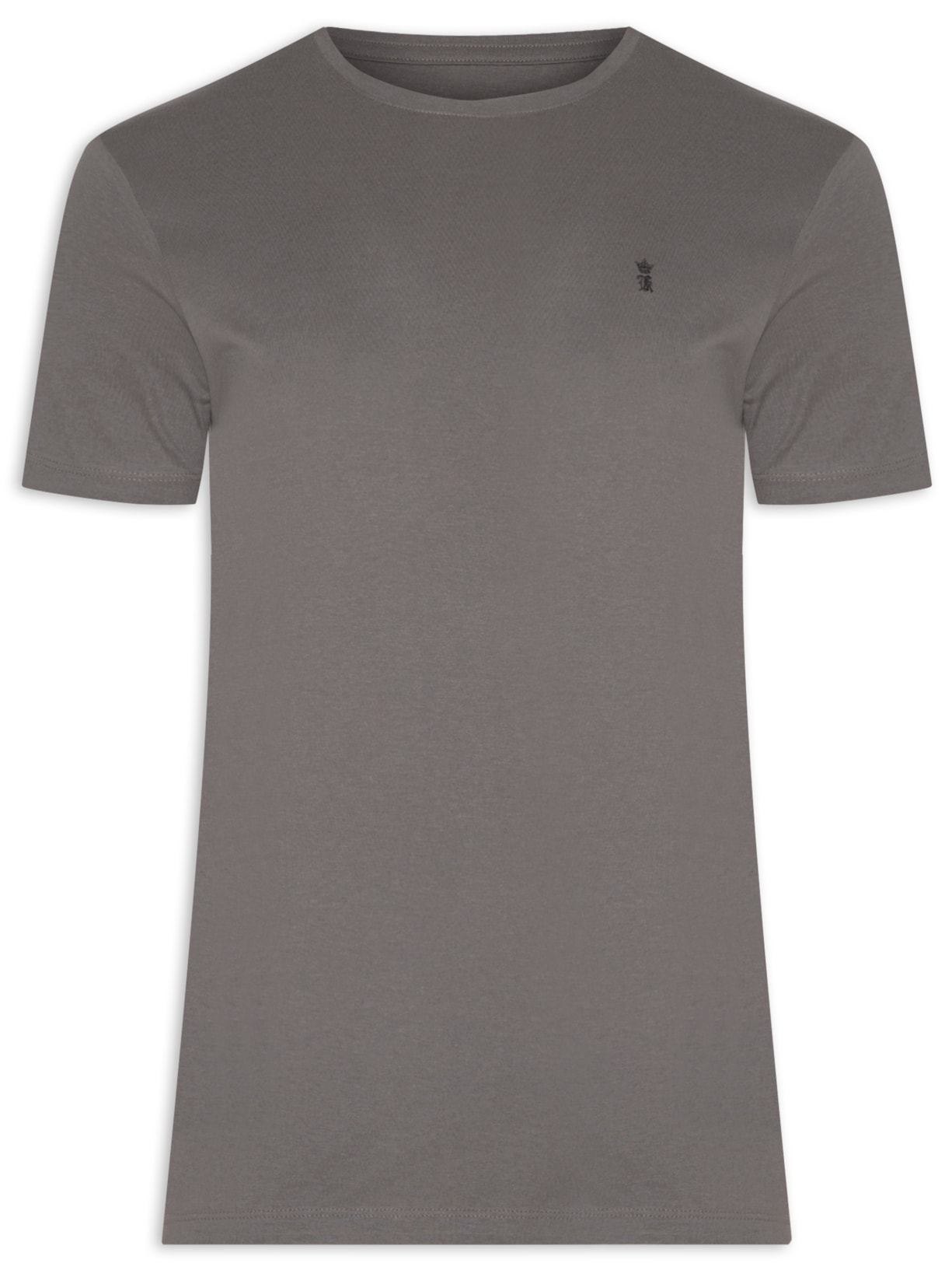 Camiseta Masculina Trader Jornal - Cinza