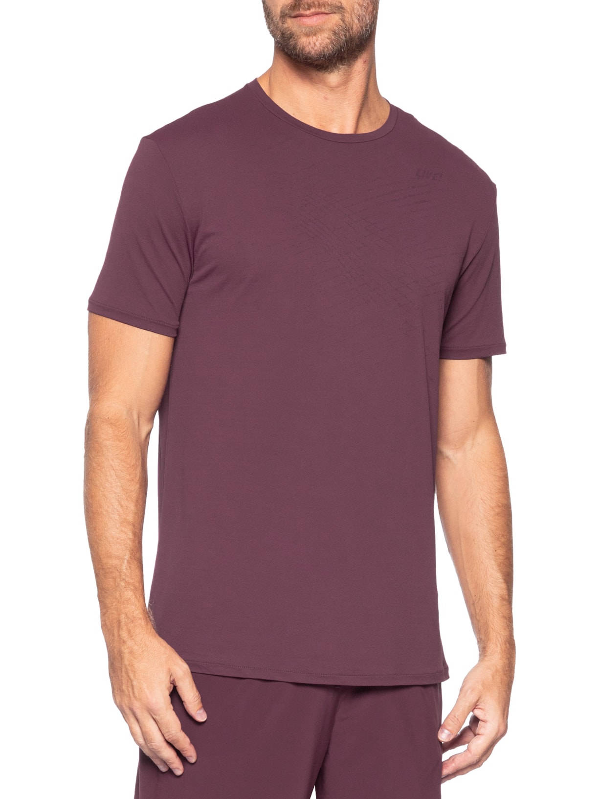 Camiseta Masculina Train Comfy – Vermelho Live!