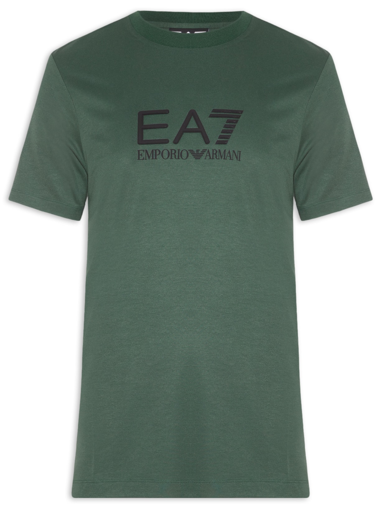 Camiseta Masculina Train Lux Maxi Logo Verde Ea7 Emporio Armani