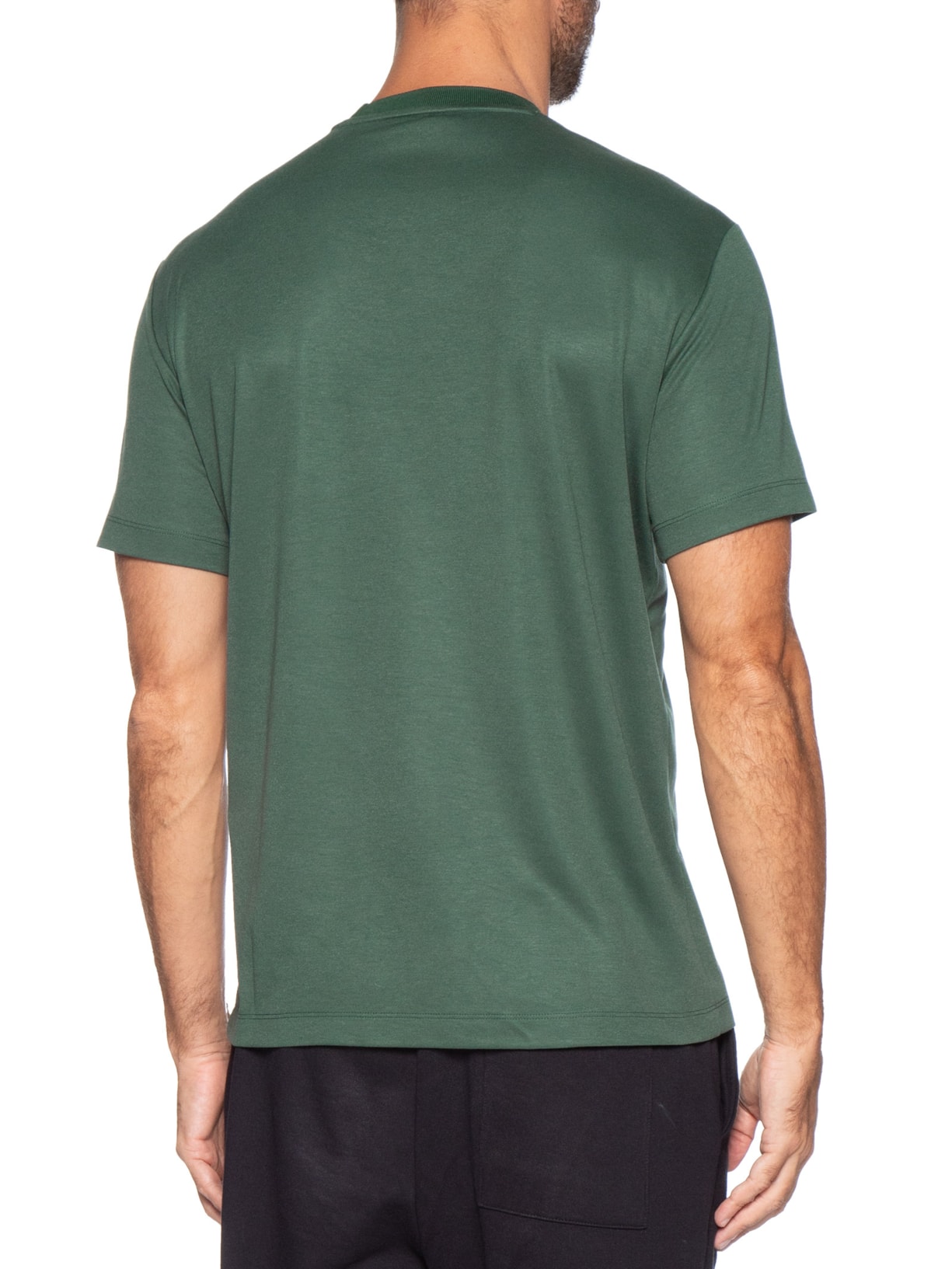 Camiseta Masculina Train Lux Maxi Logo Verde Ea7 Emporio Armani