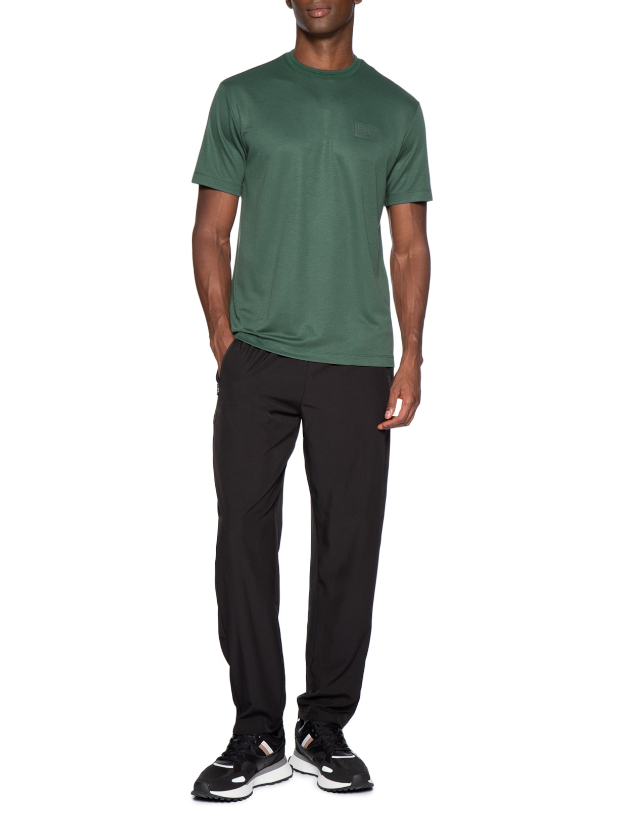 Camiseta Masculina Train Lux Verde Ea7 Emporio Armani