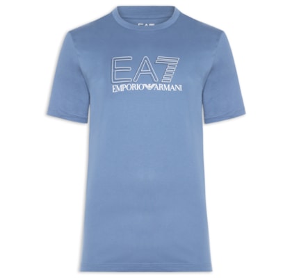 Camiseta Masculina Train Maxi Logo - Azul