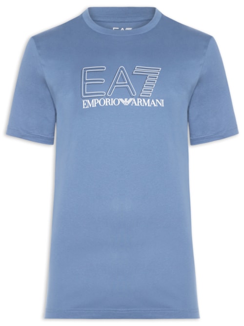 Camiseta Masculina Train Maxi Logo - Azul