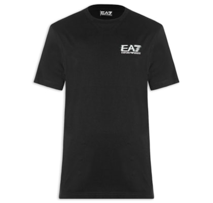 Camiseta Masculina Train Medium Logo - Preto