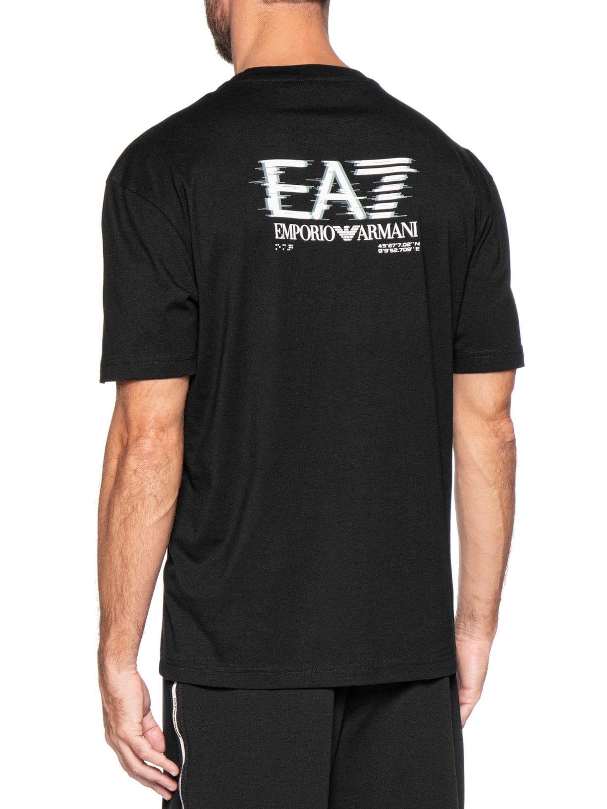 Camiseta Masculina Train Medium Logo Preto Ea7 Emporio Armani
