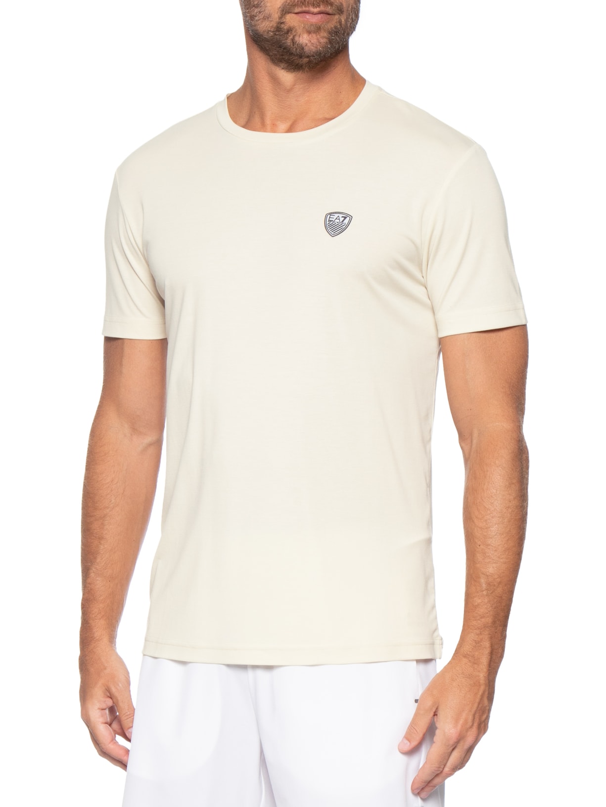 Camiseta Masculina Train Premium Shield – Off White Ea7 Emporio Armani