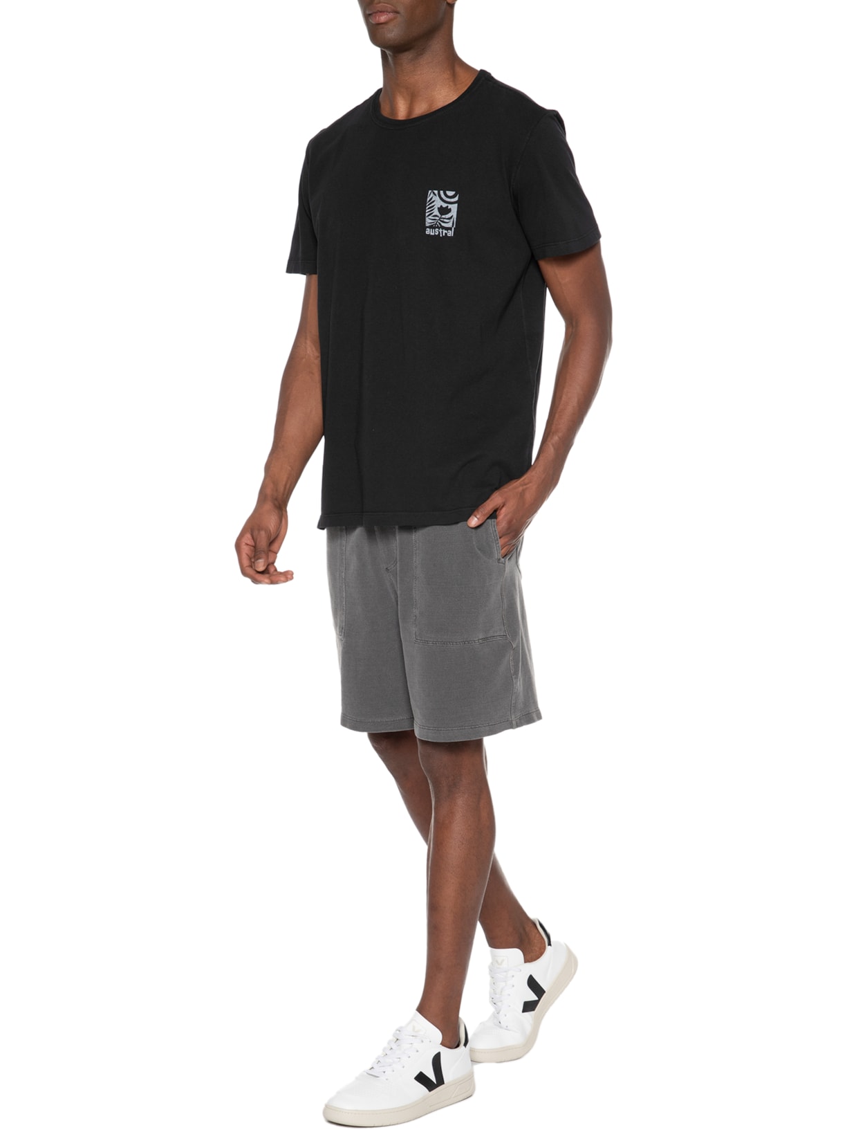 Camiseta Masculina Transform Preto Austral