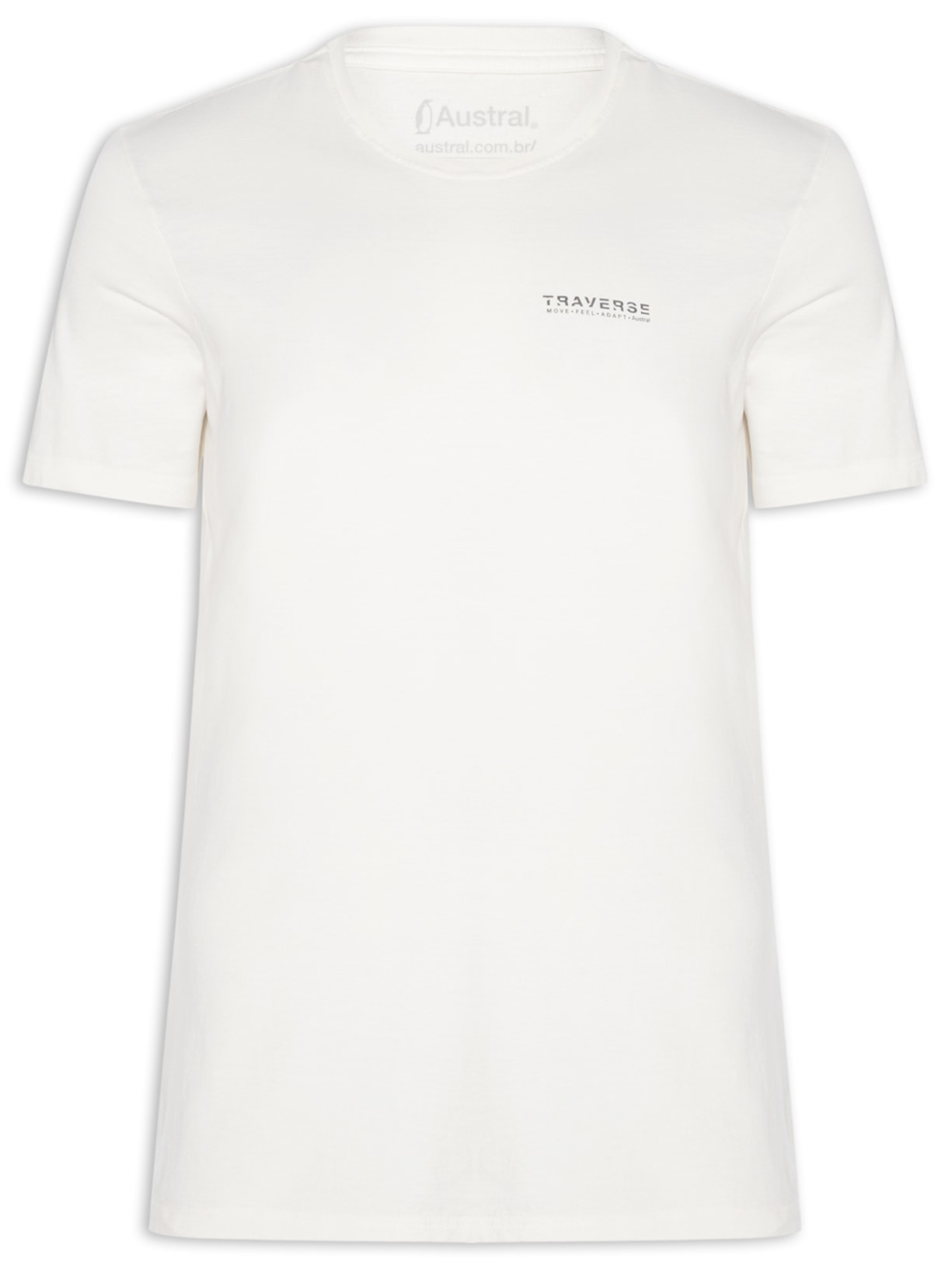 Camiseta Masculina Traverse - Branco
