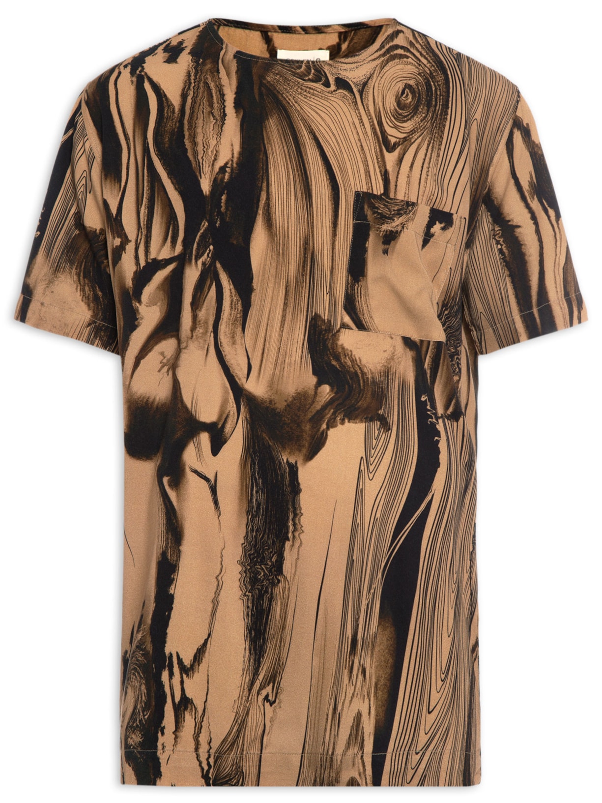 Camiseta Masculina Tree Trace - Marrom