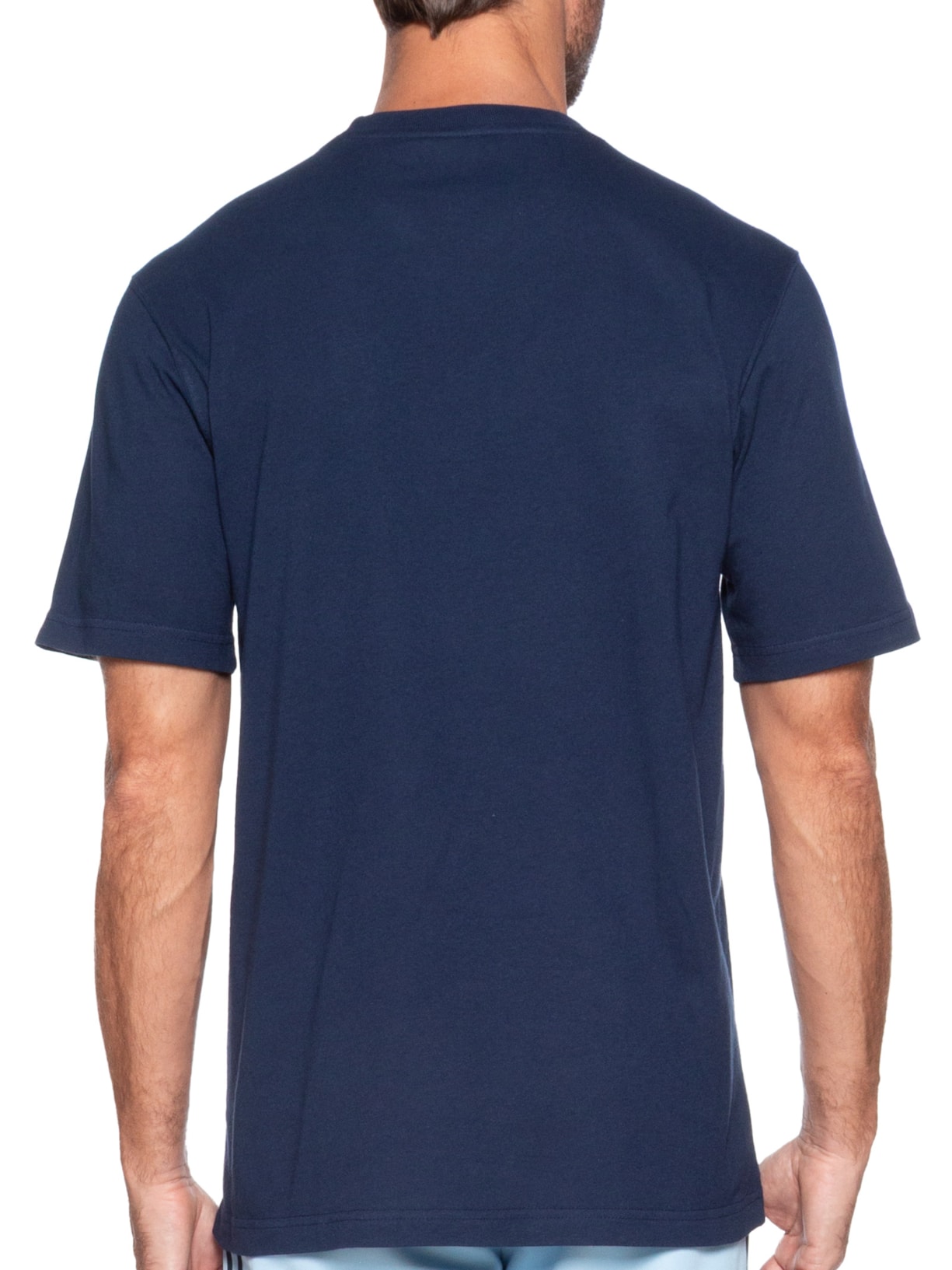 Camiseta Masculina Trefoil Azul Adidas Originals