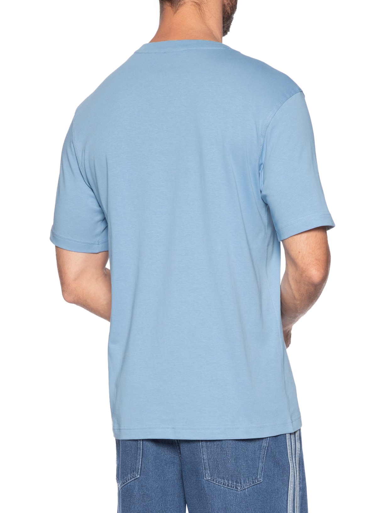 Camiseta Masculina Trefoil Azul Adidas Originals