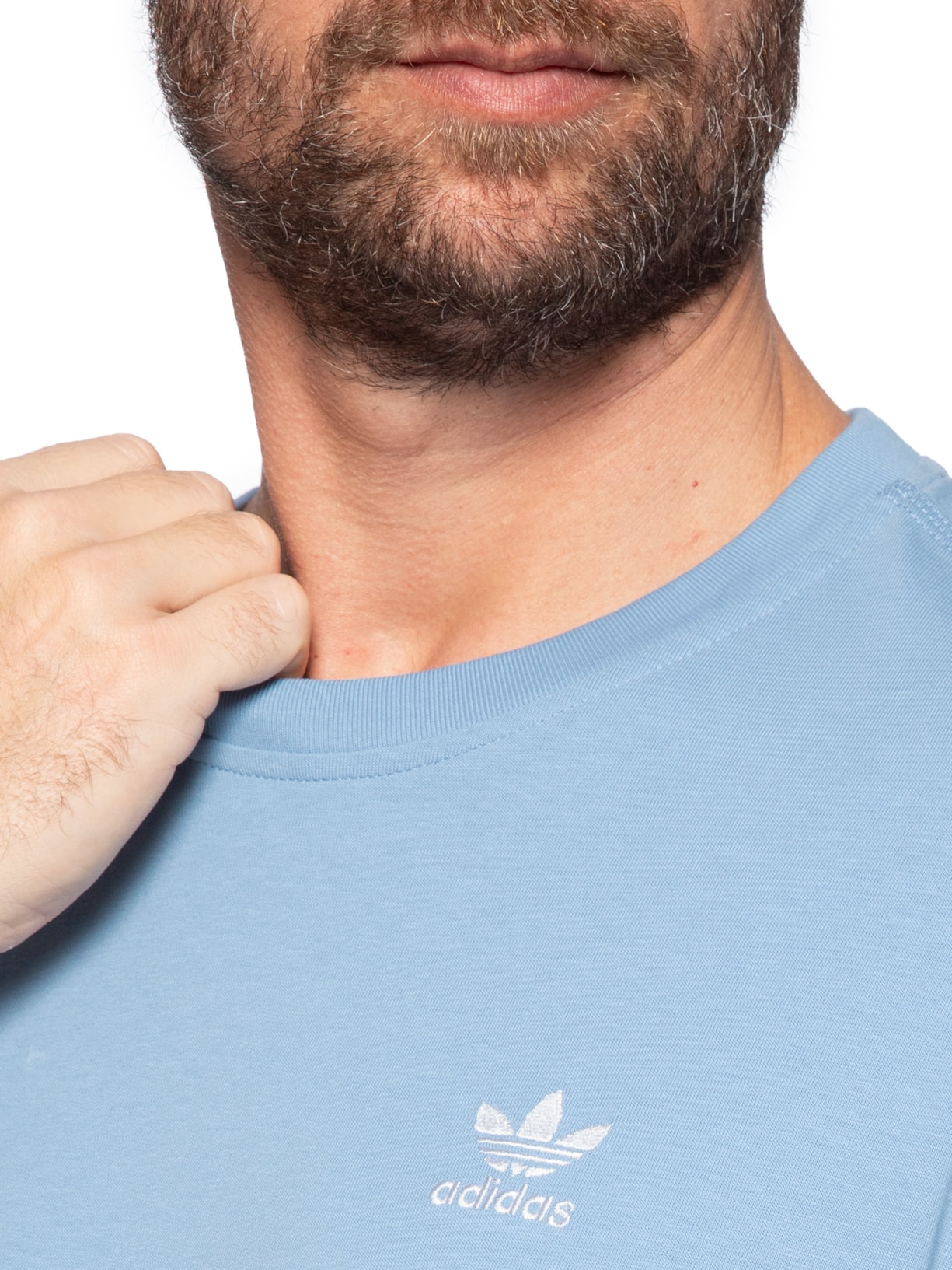 Camiseta Masculina Trefoil Azul Adidas Originals