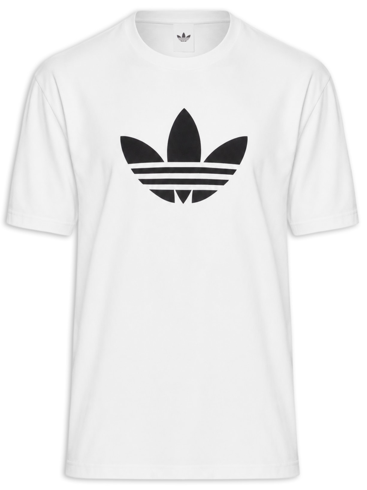 Camiseta Masculina Trefoil Branco Adidas Originals