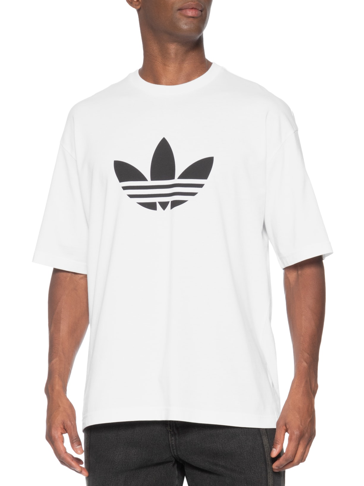 Camiseta Masculina Trefoil Branco Adidas Originals