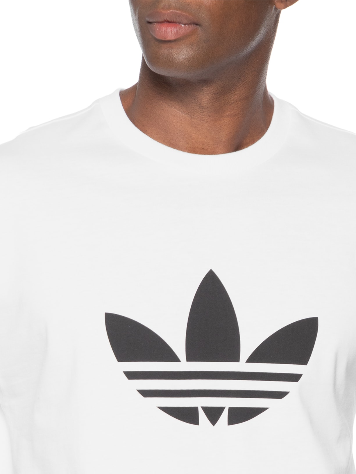 Camiseta Masculina Trefoil Branco Adidas Originals