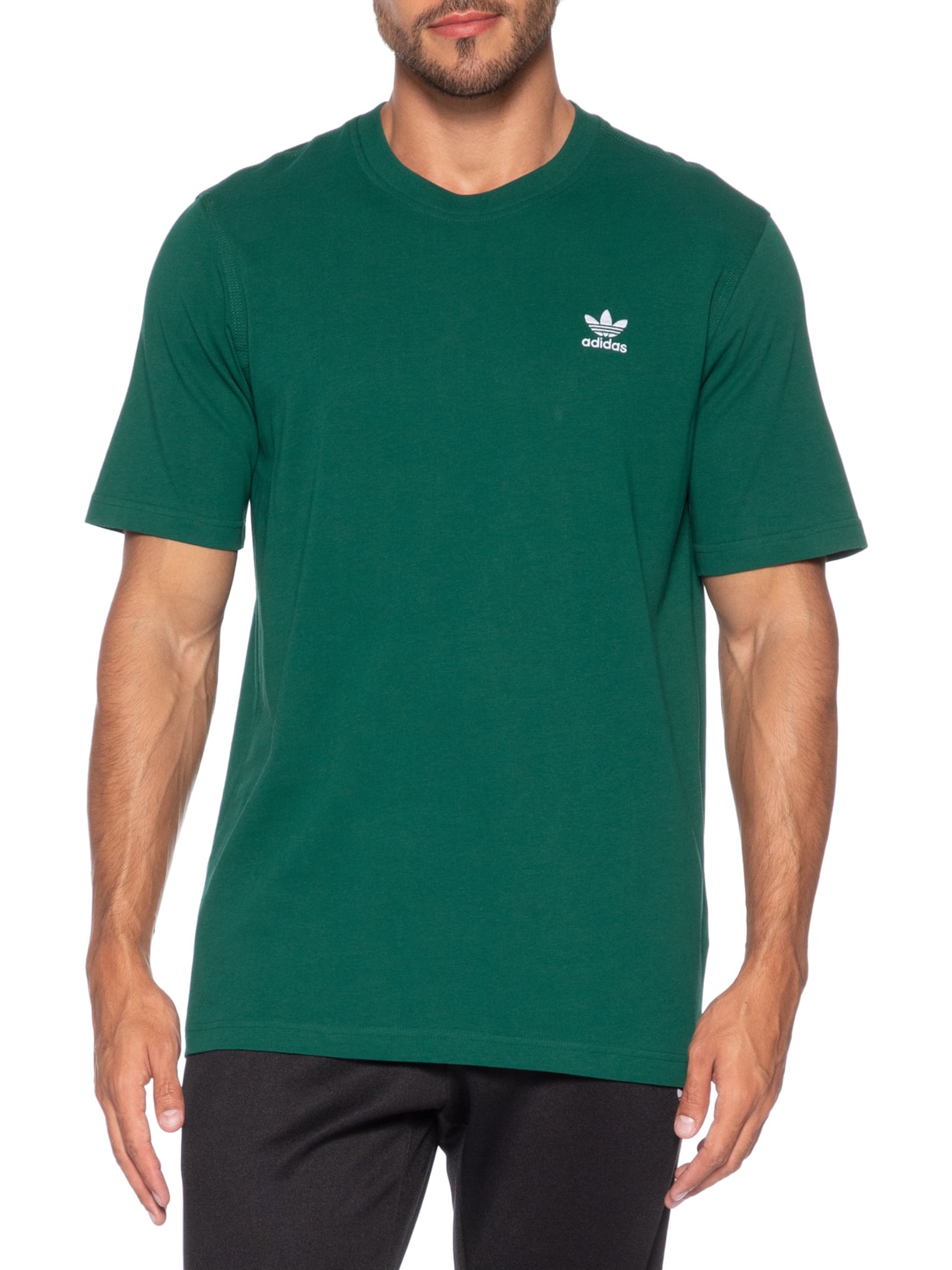 Camiseta Masculina Trefoil Esseential Verde Adidas Originals