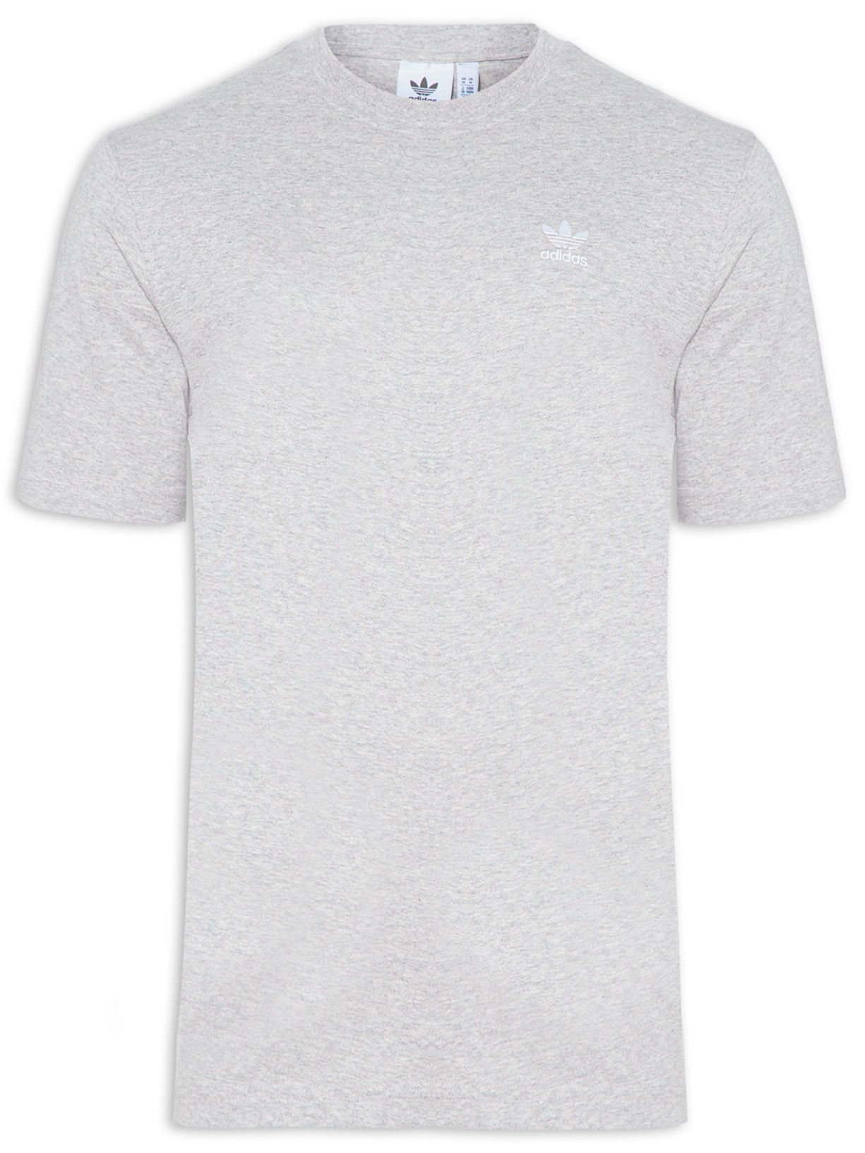 Camiseta Masculina Trefoil Essentials - Cinza