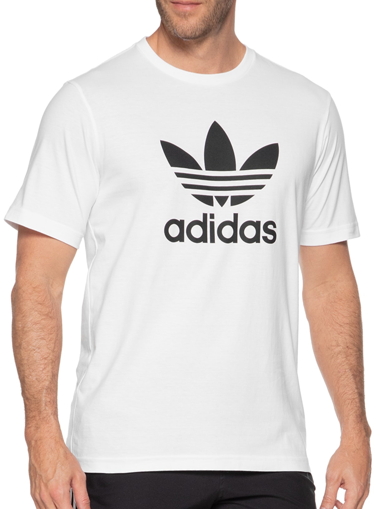 Camiseta Masculina Trefoil Off White Adidas Originals
