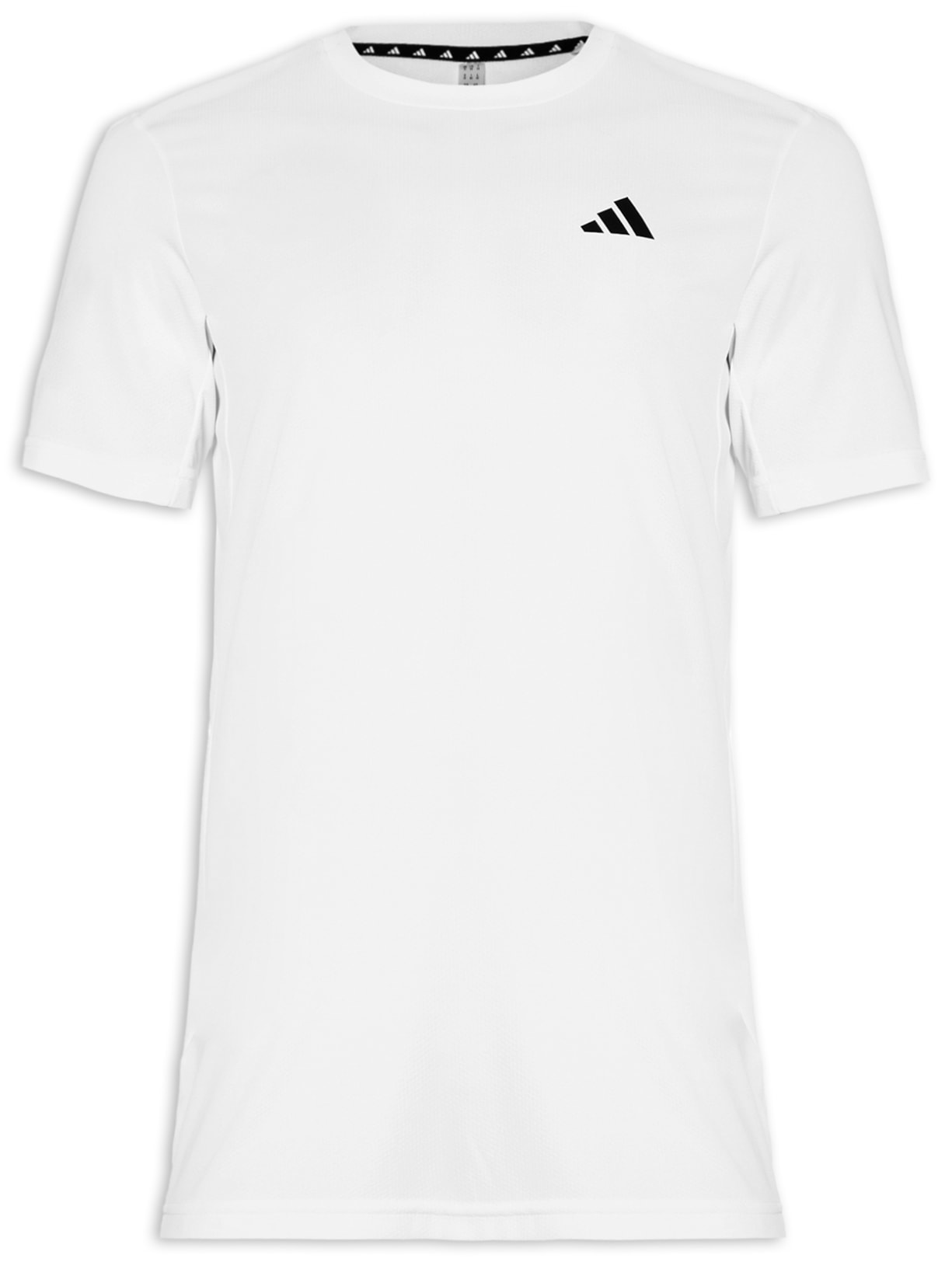 Camiseta Masculina Treino Essentials Base - Branco
