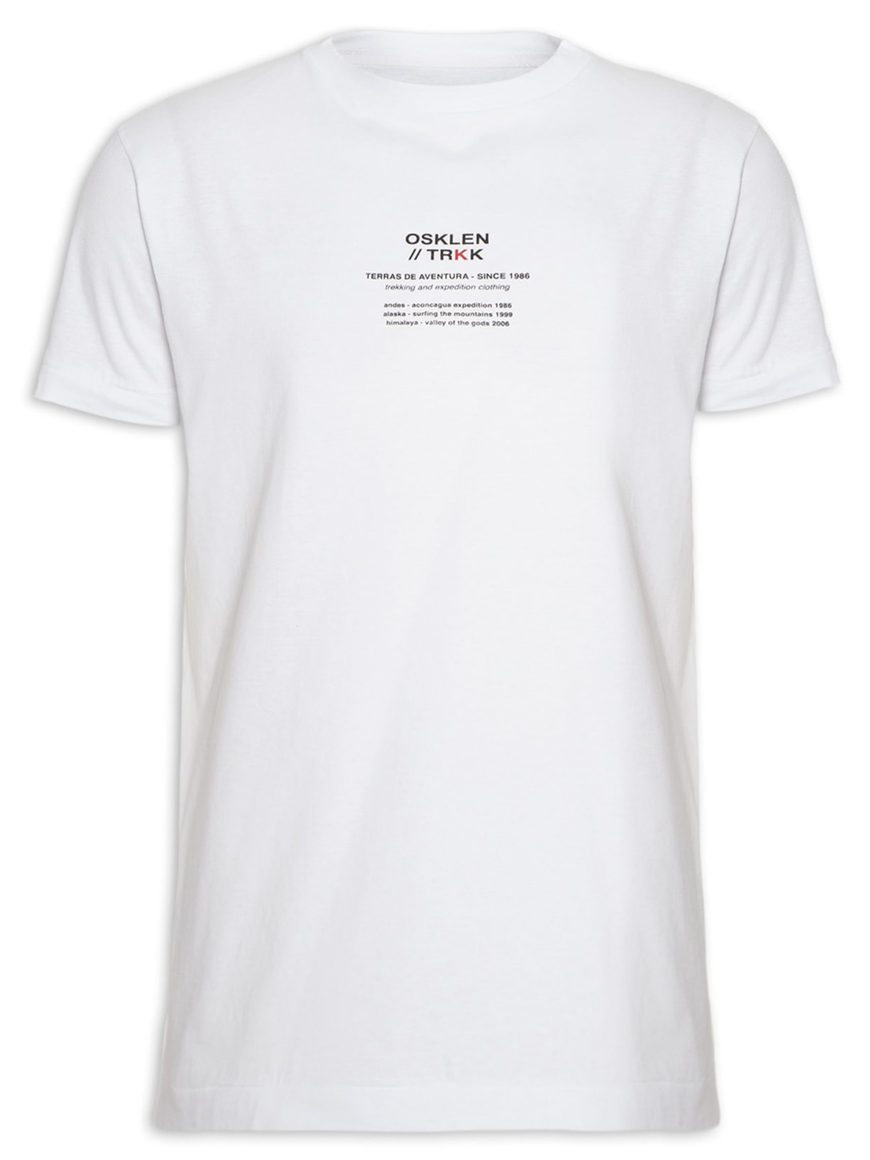 Camiseta Masculina Trekking - Branco