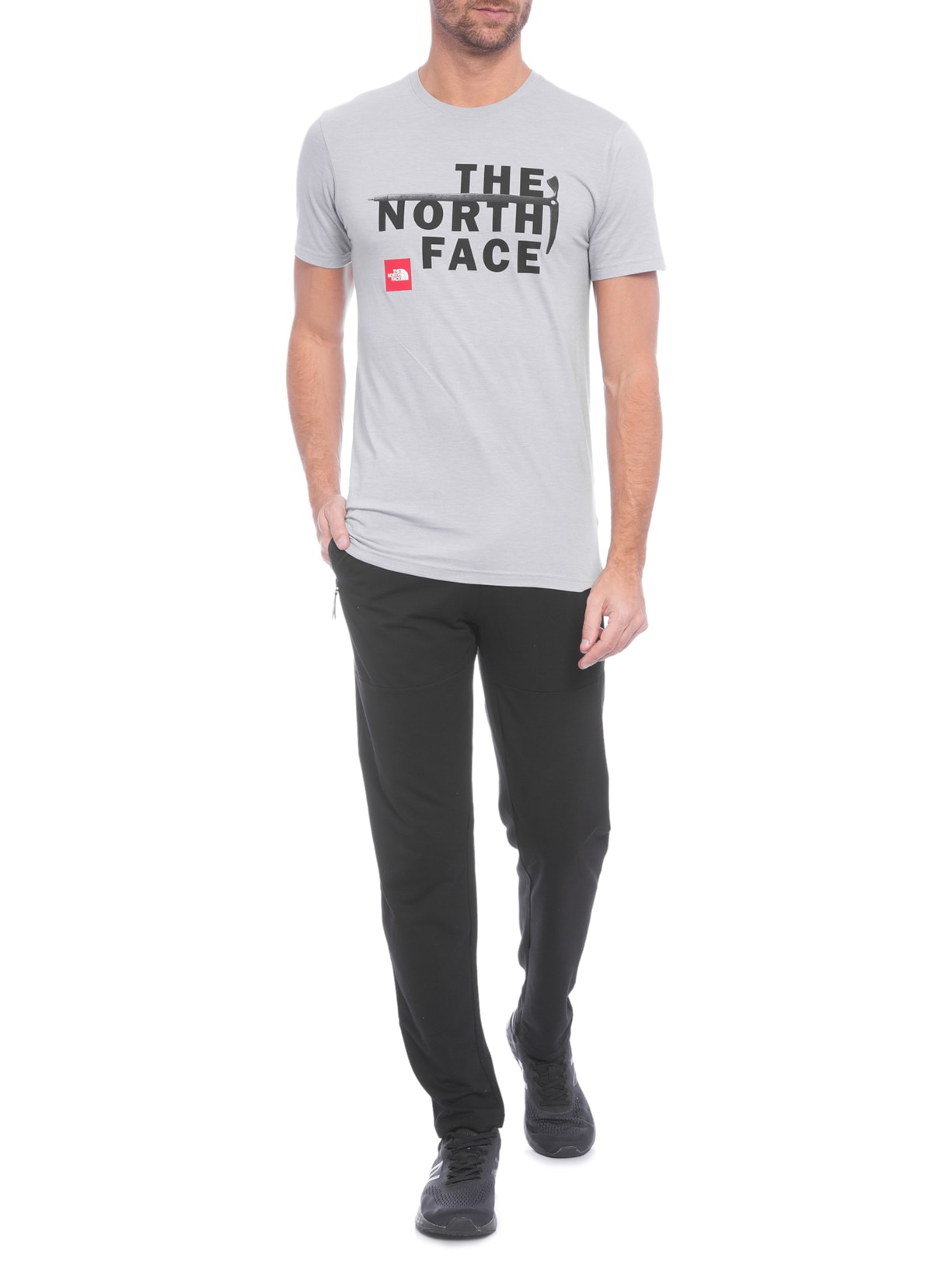 Camiseta Masculina Triblend Gear Cinza The North Face